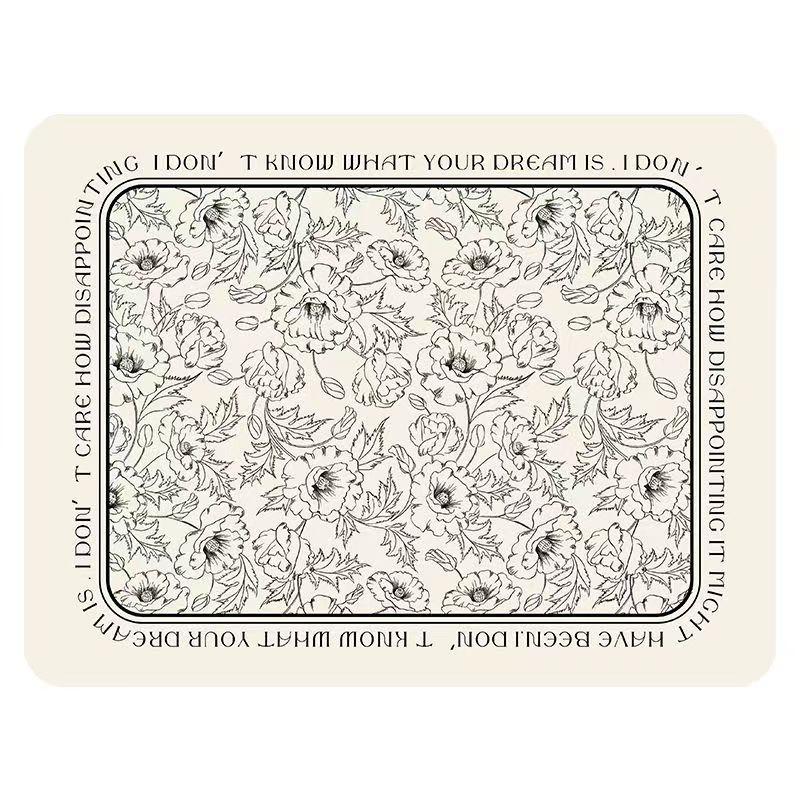 Печатный коврик для сушки посуды, коврик для сушки стола, термостойкие коврики для столешницы, кухонные коврики, впитывающие коврики для сушки посуды, ковры для дома, принадлежности