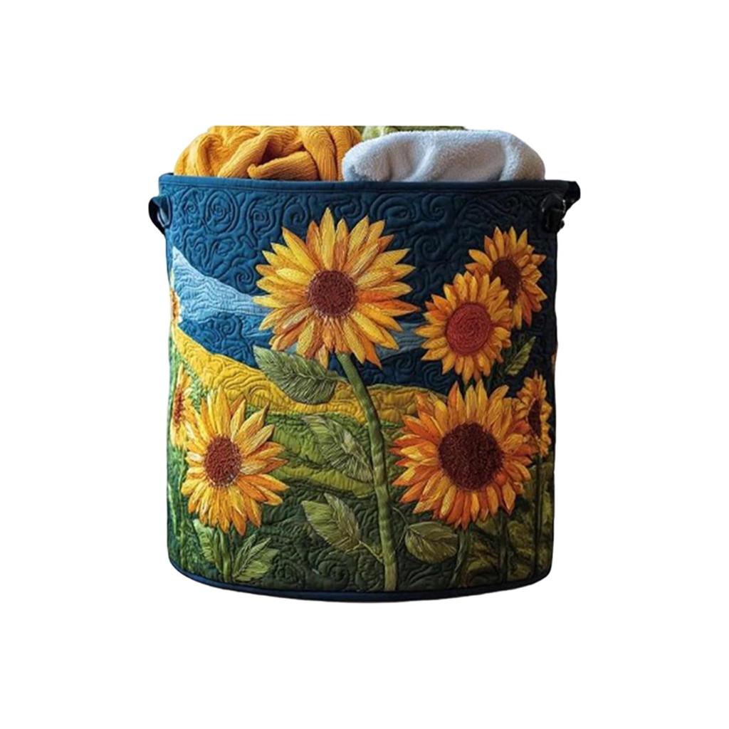 Quilted Laundry Storage Basket, And Suitable For Storing Dirty Clothes.