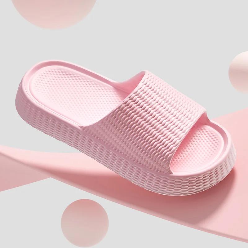 Fashion Chunky Platform Eva Cloud Slippers Women Thick Soft Sole Bathroom Home Slides Woman 2025 Summer Non Slip Beach Flip Flops Female
