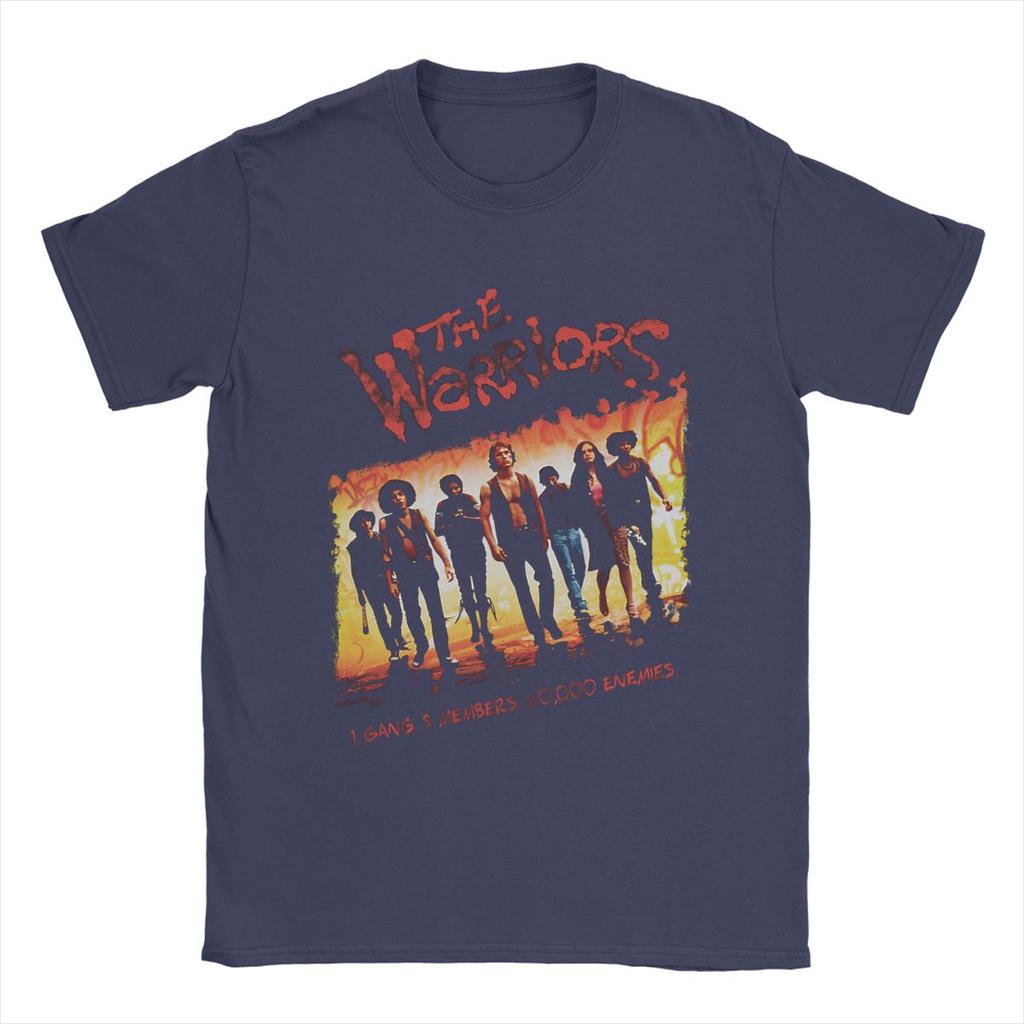 Novelty The Warriors One Gang TShirt for Unisex Crewneck Pure Cotton T Shirts Short Sleeve Tees Graphic Tops