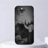 Чехол для телефона Burzum Filosofem для iPhone 15,14,13,12,11,Plus,Pro Max,XS,X,XR,SE,Mini,8,7 Мягкий силиконовый черный чехол