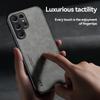 Silicone Protect Funda For Samsung Galaxy S24 Ultra Leather Car Magnetic Holder Case For Samsung S24 GalaxyS24 + Plus S 24 Cover