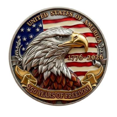 Памятная монета к годовщине, посвященная 250-летию, commemorative medals for home decoration and gifting