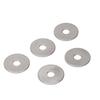 Набор из 500 плоских шайб 4x15x0,5 мм из нержавеющей стали, высокопрочные плоские шайбы для винтов M3, болтов