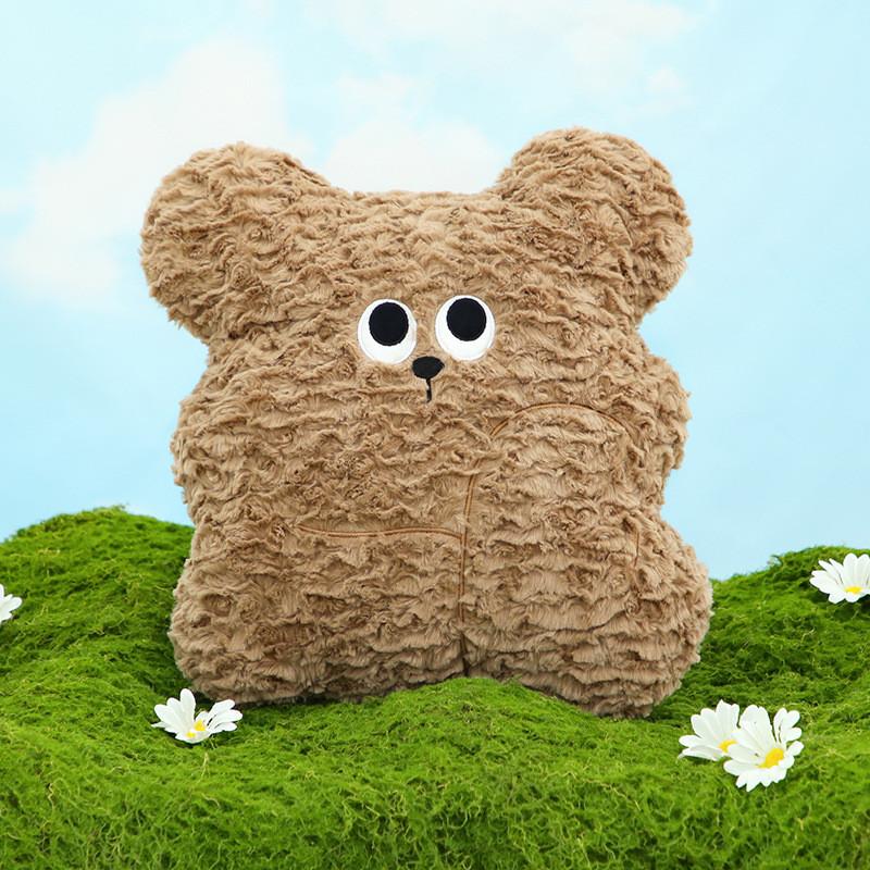 Плюшевая игрушка Большой Глазастый Пес, Украшения для комнаты, Детский Рождественский подарок, ПП Хлопок