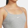 Nike Спортивная одежда Американское винтажное однотонное повседневное спортивное платье-майка женские платья серые DM6231-063