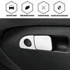 White Passenger Storage Grab Handle Cover Trim for Challenger 15+ / Charger 11+