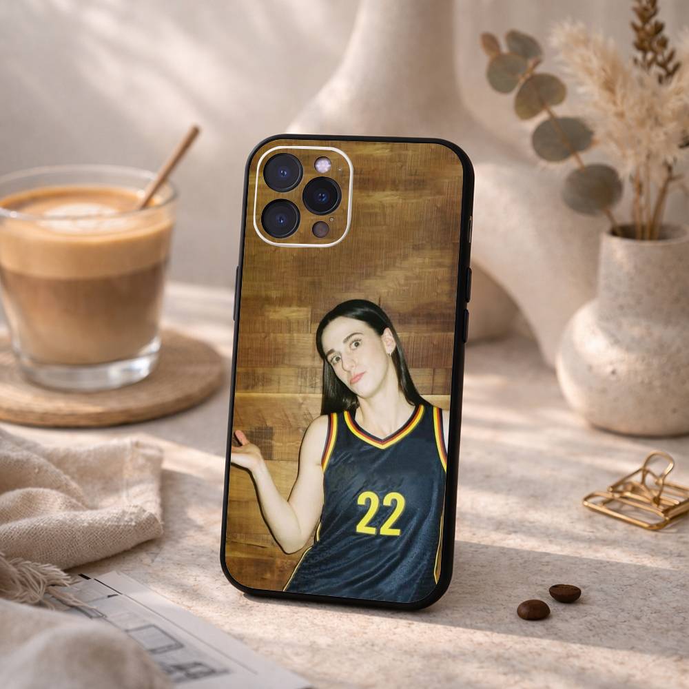 Чехол для телефона Caitlin C-Clark для iPhone 17, 16, 15, 14, 13, 12, Plus, Pro Max, 5G Другие Мягкий Черный Чехол