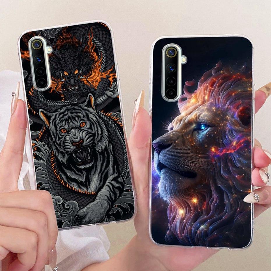 Модный крутой чехол для Realme 6 6Pro Мягкий силиконовый ТПУ задняя крышка для Realme 6 Pro Realme6 Чехлы для телефона