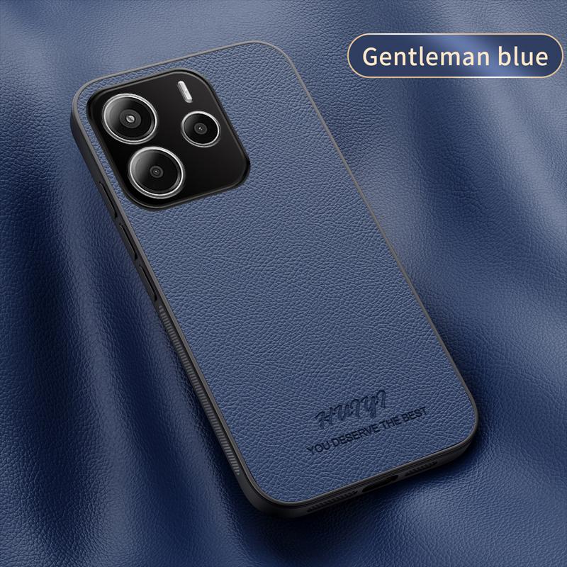Кожаный чехол Magsafe для Xiaomi Redmi Note 14 5G Global Магнитный держатель для автомобиля Беспроводная зарядка Силиконовый чехол для телефона RedmiNote14