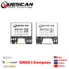 QUESCAN 18mm M10 GPS GNSS Module with Compass 25Hz GPS Galileo GLONASS BeiDou FPV Racing Car Drone Flight Controller GPS M10050