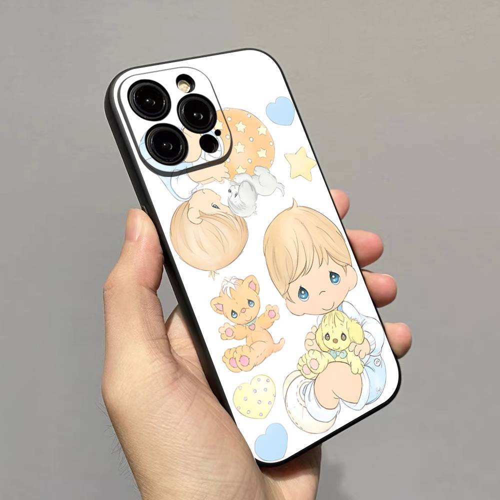 Милый Чехол Для Телефона Precious Moments Для IPhone 17 16 14 15 13 12 11 Pro Max Plus Силиконовый Мягкий Чехол