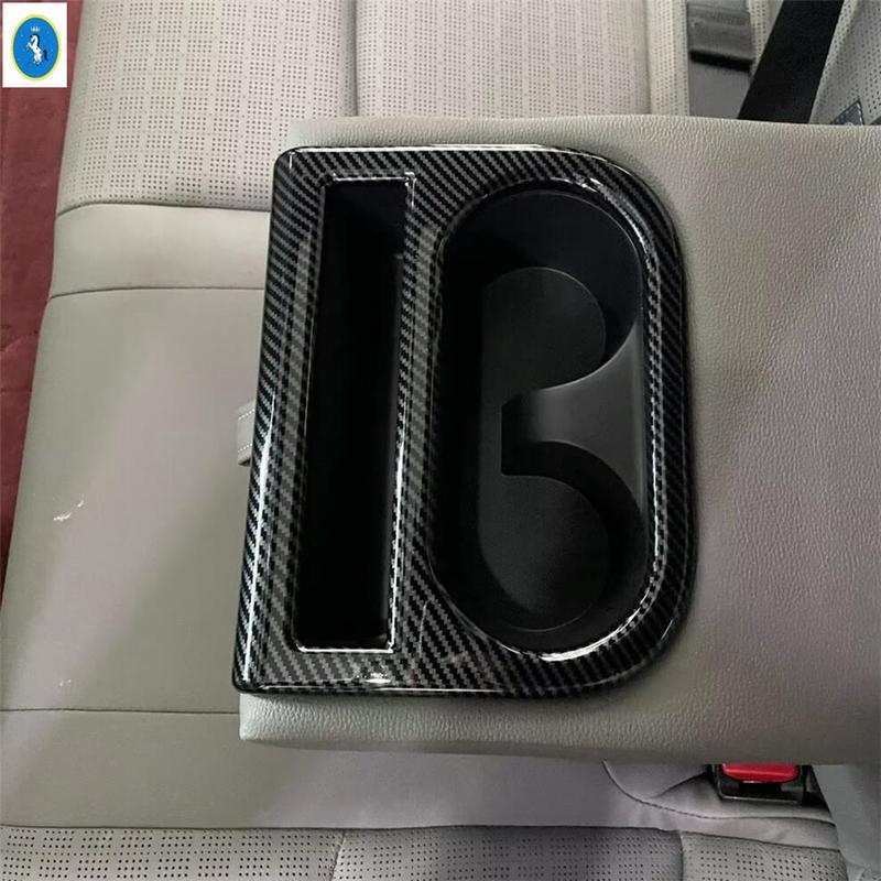 For Toyota Bz4x   Carbon Fiber Interior Accessories Air AC Lights Gear Shift Control Water Cup Holder Panel Cover Trim