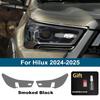 Для Toyota Hilux 2026-2026 Вырезанная Автомобильная Защитная Пленка на Фары Дымчато-Черная Предварительно Защита от Царапин Высокоглянцевая Виниловая Пленка для Оклейки