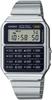 Vintage Series Digital Watch with 8 Digit Calculation Function Unisex Metal Band Silver Overseas Model [Casio] CA-500WE-1A [Item]