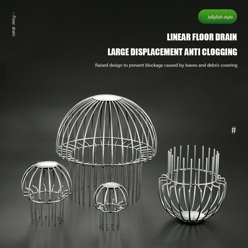 Round Balcony Drainage Cover Stainless Steel Rain Pipe Cap Drainage Plumbing Fitting