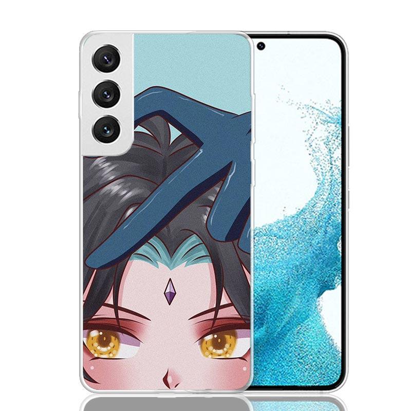 Genshin Love Walnut Phone Case For Samsung Galaxy S25 S24 S23 S22 S21 FE S20 Ultra S10 Plus Art Customized Coque Capa S24 S23 S2