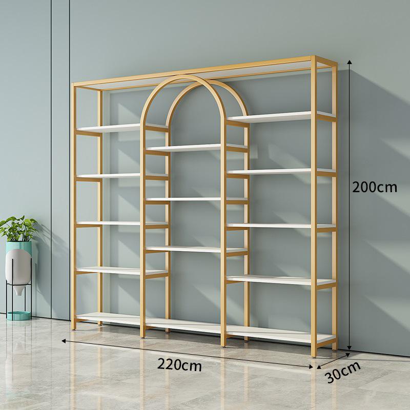 Elegant Display Stand: Nail Art and Skincare Storage Rack for Beauty Salons