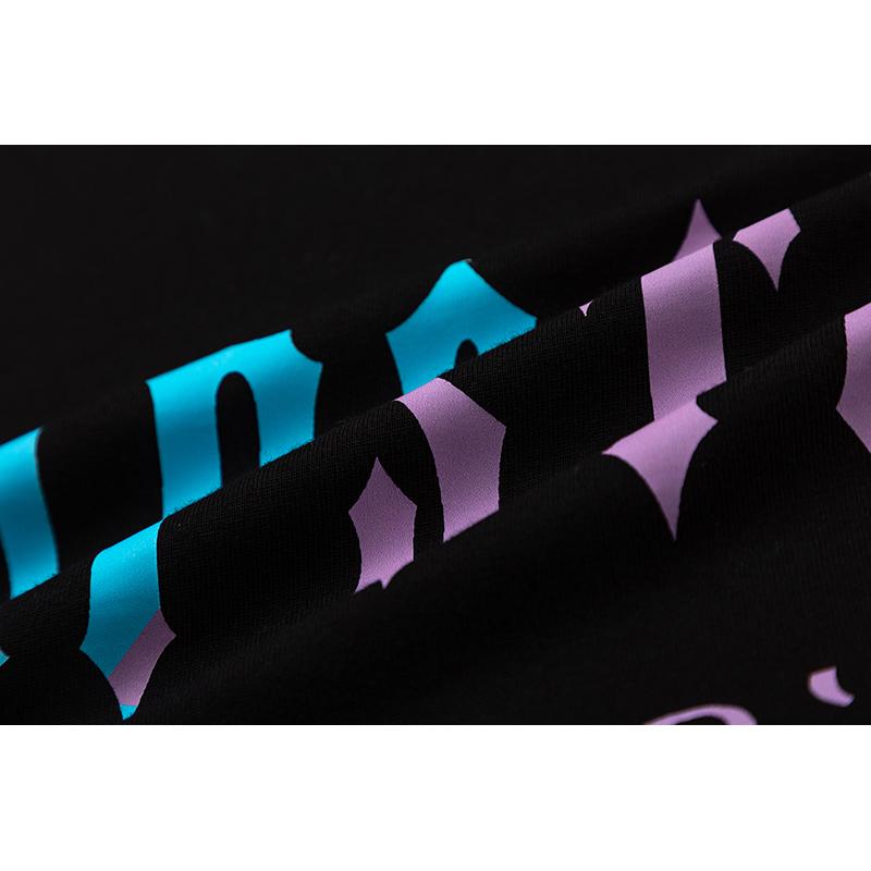 704 Trapstar London 2025 Summer New High Quality Cotton Round Neck Loose Large Size Men's and Women's T-shirt Couple T-shirt