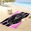 Пляжное полотенце с принтом Inter Miami CF, большое, мягкое, быстросохнущее, для пляжа, кемпинга, плавания