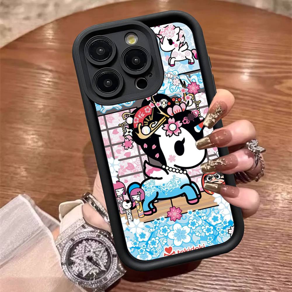 Fashion Brand T-Tokidoki Phone Case For IPhone 11 12 13 16 15 17 14 Pro Max Soft Funda Silicone Cover