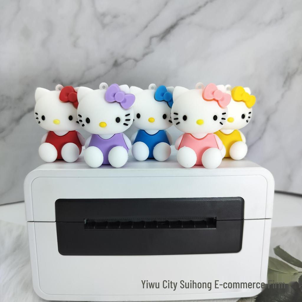 Мультяшный брелок КТ Кэт: Мягкий ПВХ Резиновый Подвеска-брелок Sanrio Аксессуар для DIY