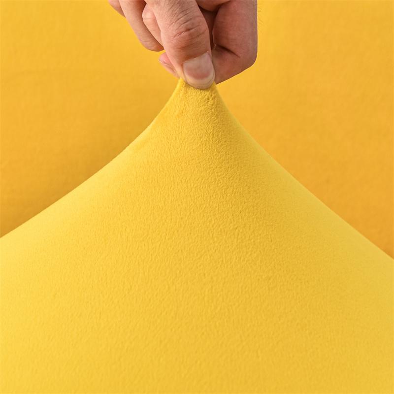 Velvet Armless Chair Cover Solid Single Sofa Slipcover Nordic Accent Stretch Chair Covers Elastic Cheap Couch Protector Cover