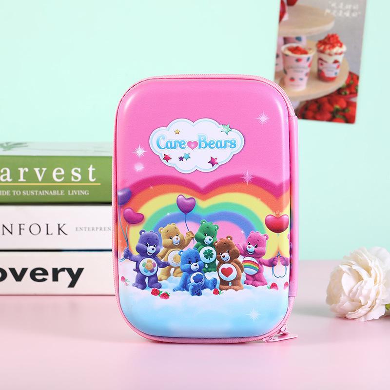 Квадратный пенал из ЭВА с рисунком - большая вместимость для студентов и взрослых