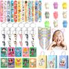 Cat Party Favors, 72pcs Kitty Party Favors Set,Cat Goodie Bags Ears Headband Etc Cat Themed Party Favors for Cat Birthday Party Decorations Supplies