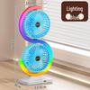 Rechargeable Desktop Circulation Fan for Student and Office Use