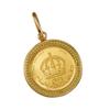 K24 Pure Gold Coin Pendant Crown Mil Frame K18 Engraved [SPERANZA] 1/25oz