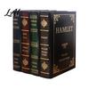 Retro Book Ornament Fake Decoration Ornaments Flip-Top Hollow Storage Design Vintage Decorative Bookshelf Accessory Style Box for Coffee