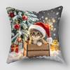 pc Pillow Case Christmas Animals Cushion Cover Throw Pillow Case Sofa Home Decorative Pillows Cover