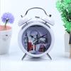 4-дюймовый металлический окрашенный спреем ретро европейский будильник ночник креативный колокольчик детский студенческий настольный будильник