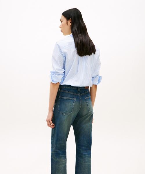 TOMMY HILFIGER [Tommy Hilfiger Women] Nate Loose Straight Denim Pants (T22G6Npc001Wt11A8)