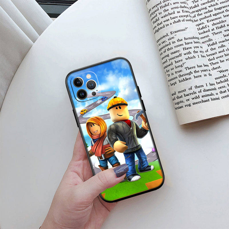 IR21 R-Robloxs Чехол для Samsung A06 A35 A25 A24 A15 A05S A05 M55 M35 M15 A02 A12 A13 A10 A16 A20 A30 A22 A31 A32 A33 A42 A50