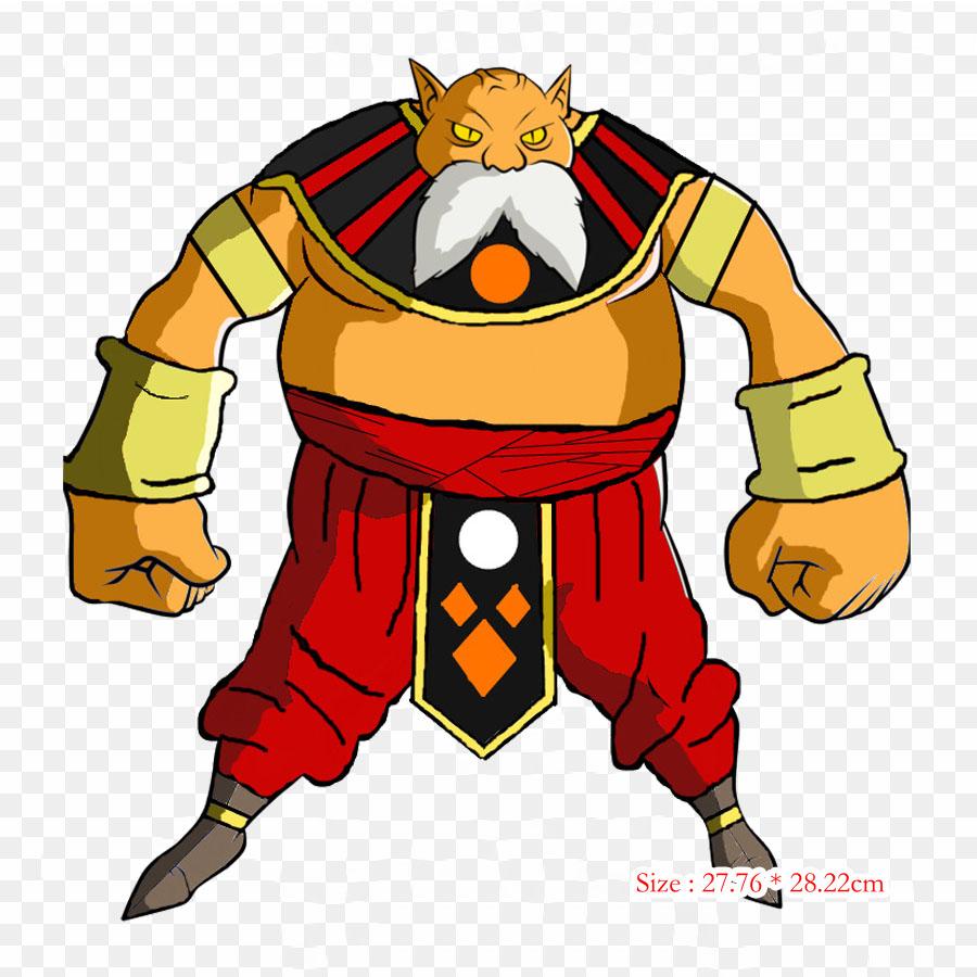 Patches For Clothes Bag Iron On Thermal Stickers Toppo Dbs Goku Frieza Pattern Washable Heat Transfer