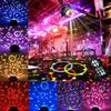 Flaradise Portable Mirror Ball Disco Light, LED Stage Light, 7 Colors, with Remote Control, for Parties, KTVs, Karaoke, Clubs, and Bars