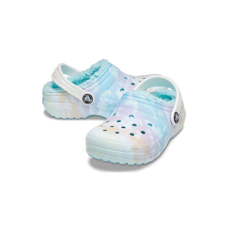 Crocs Classic Clog Lined Out Of The World Kids Clogs Light-Blue 207322-90H