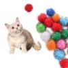 50pcs Indoor Cat Sparkle Balls Toy Funny Pom Pom Balls Pet Toys Glitter Balls  Cat