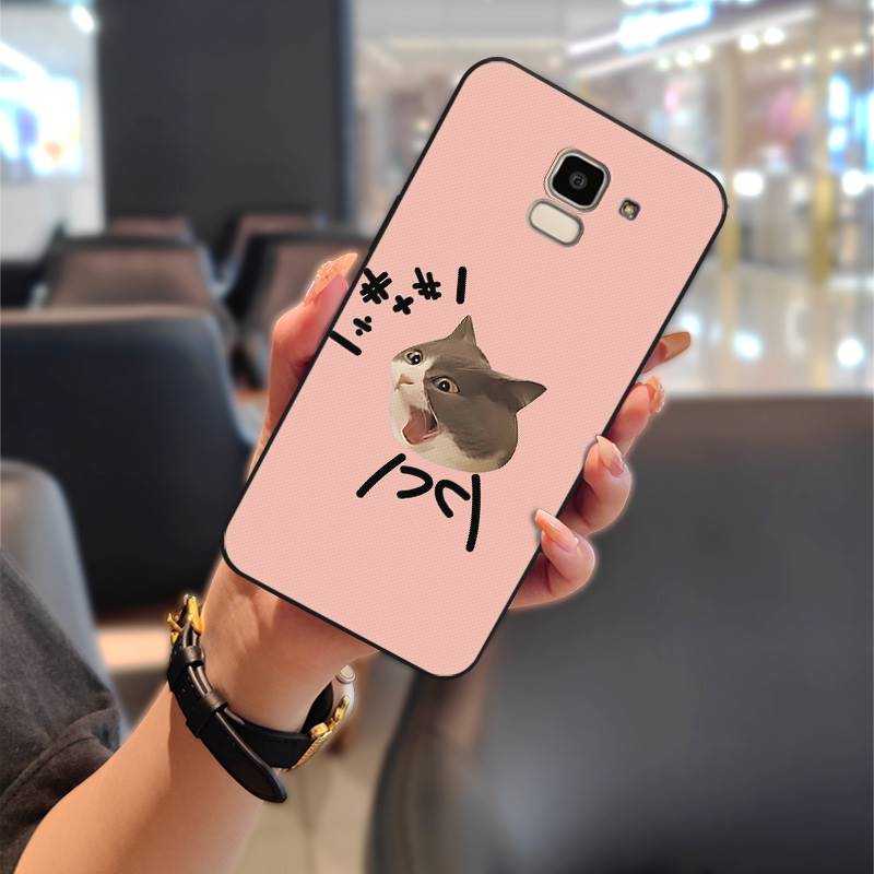 Противоударный Грязеотталкивающий Чехол для Телефона Для Samsung Galaxy J6 2018/SM-J600F Прочный Силиконовый Мультяшный Пыленепроницаемый Мягкий чехол