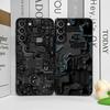 Чехол для телефона с 2D-рисунком печатной платы для OPPO Realme 14 ProPlus 13 12 Lite 11 10 Pro+ X7 PRO Ultra C55 C35 Чехол Fundas