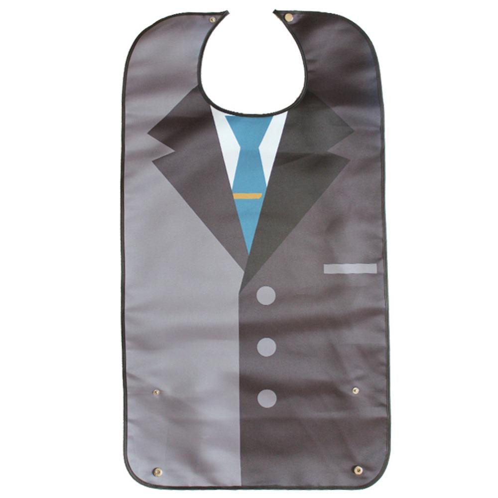 Waterproof Business Suit Gentleman Adult Bib Soft Saliva Towel  Elderly Care