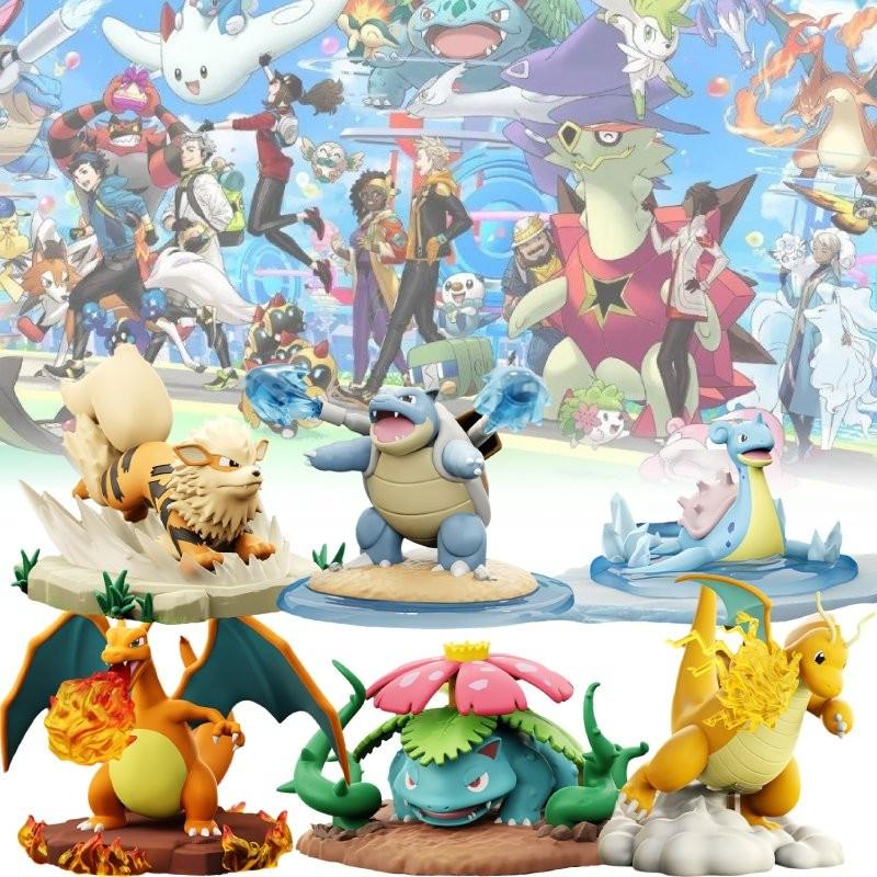 Бластойз Чаризард Венузавр Арканайн Лапрас Драгонайт Игрушка Модель Подарок