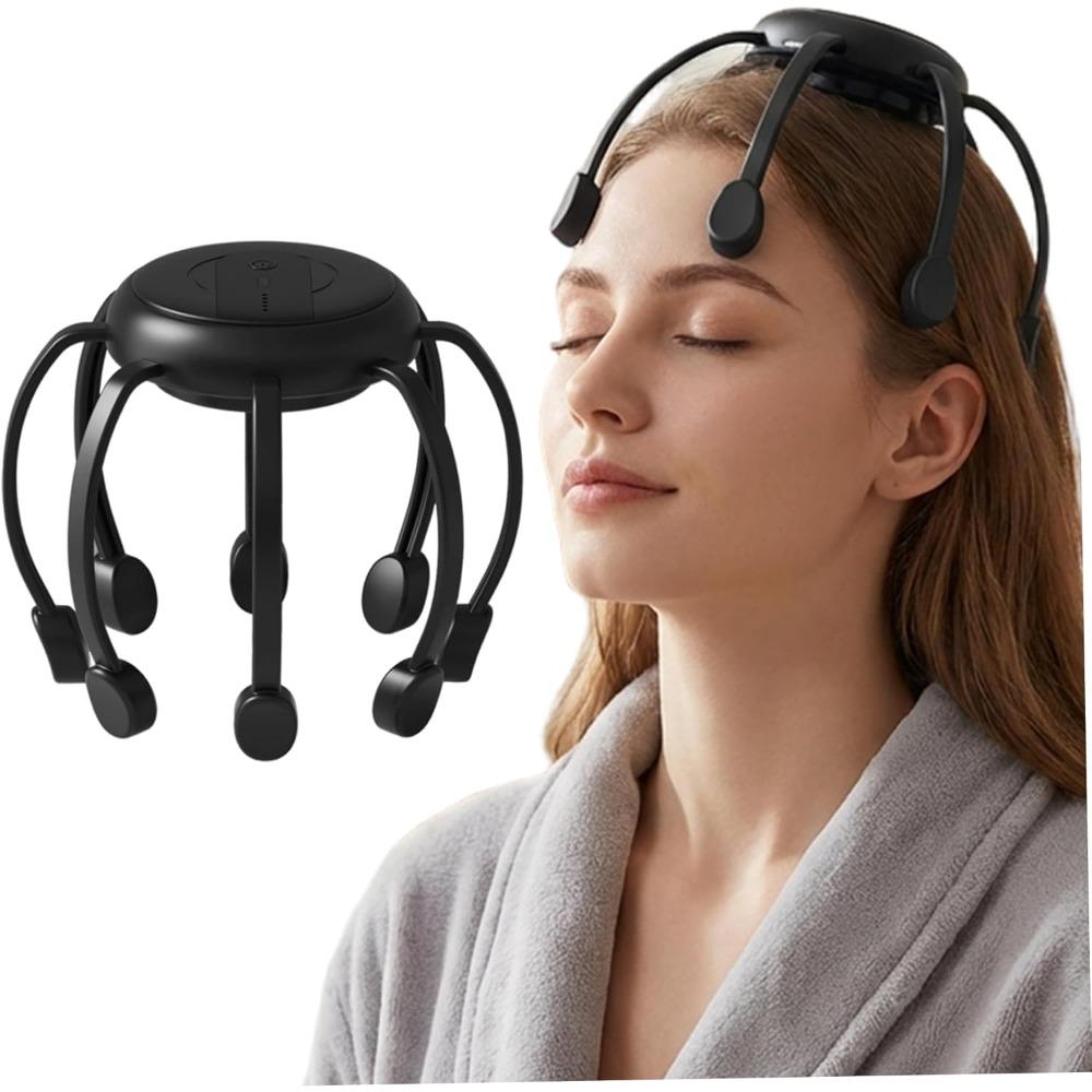 Electric Scalp Massager, 8-Claw & 5-Mode Head Massage Stress & Fatigue Relief Vibrating Automatic Head Massager for Women, Men