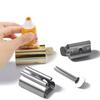 1pc Stainless Steel Wringer Roller Rotate Dispenser for Ointments Cosmetics Bathroom Accessories Toothpaste Squeezer Tube Roller