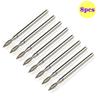 8pcs Diamond Nail Drill Bits Set Cuticle Cleaner Bit for Acrylic Nail Gel Removing Milling Cutter Manicure Machine Accessories