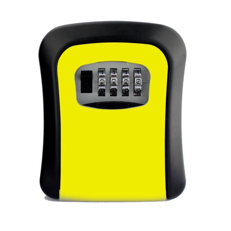 Ящик для хранения ключей, 4-значный ящик для ключей с паролем, настенное крепление, органайзер с замком, чехол для дома