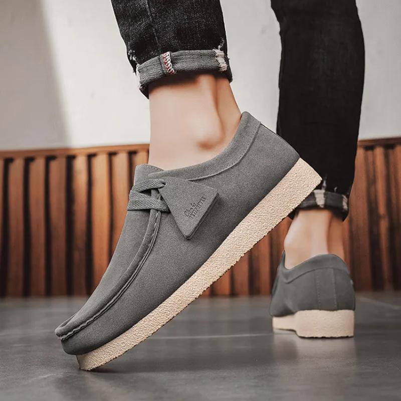 Мужские мокасины, модная повседневная обувь, мужские кроссовки, популярная универсальная обувь для отдыха на открытом воздухе, удобная мужская обувь на толстой подошве