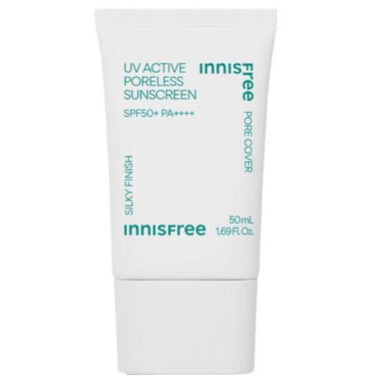 Innisfree УФ-активный солнцезащитный крем без пор SPF50+ PA++++ 50 мл